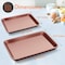 Nutrichef 2Pcs Set Of Rose Gold Cookie Sheet, PR NC2TRRG - alternate 3